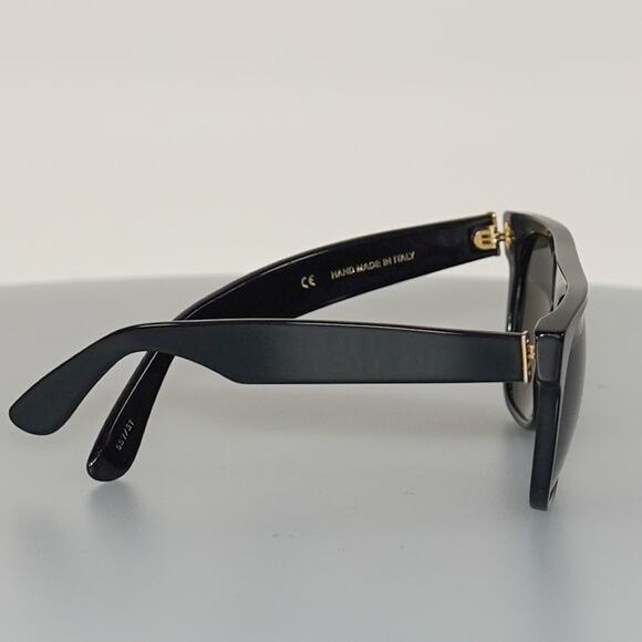 Retrosuperfuture Flat Top Black Sunglasses - Made in Italy - Picture 5 of 6
